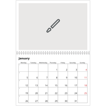 A4 Double Photo Calendar — Design your own product