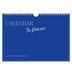 A4 Landscape Photo Calendar — Cobalt classic [cover]
