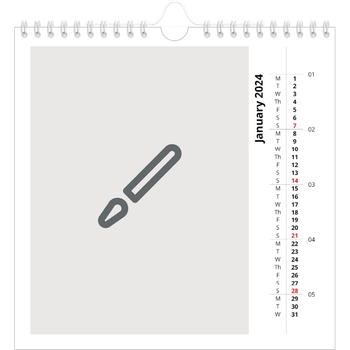 Square Photo Calendar — Design your own product