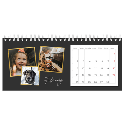 Desk calendars — So many memories [February]