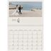 A4 Double Photo Calendar — Initials in bloom [January]
