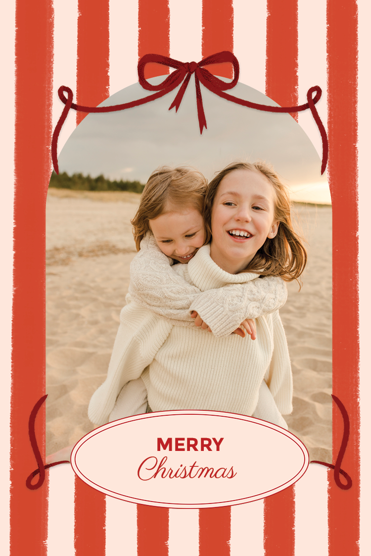 Cards — Bows and stripes