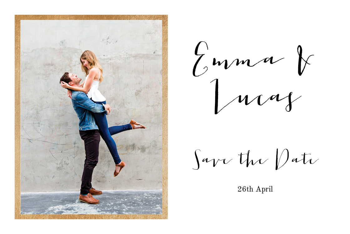 Save the date — In the frame