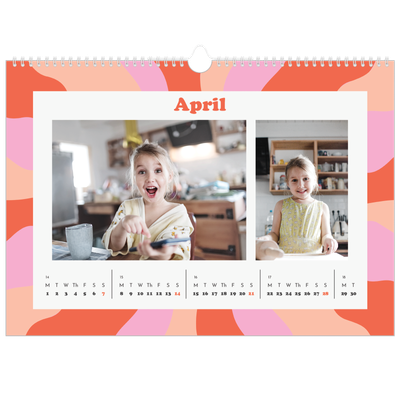A3 Photo Calendar — Playing with pattern [April]