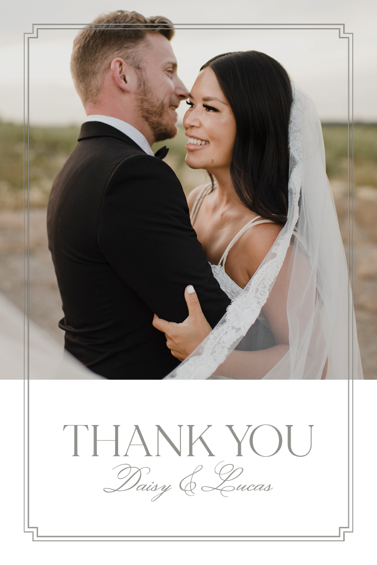 Thank you cards — Beautiful typography