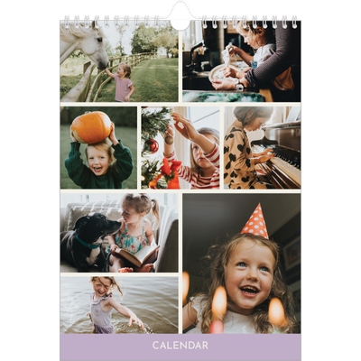 A4 Photo Calendar — Pastel chapters [cover]