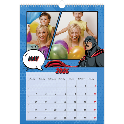 A3 photo calendars — Comic book [cover]