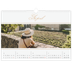 A3 Photo Calendar — Gold script banner [April]