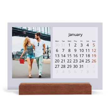Easel Desk Calendar Landscape — Colour my world