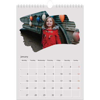 A4 Photo Calendar — Paintbrush photos