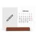 Easel Desk Calendar Landscape  — Design your own product [February]