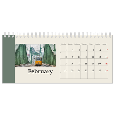 Desk calendars — Sights of the world [February]