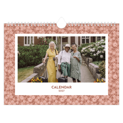 A4 Landscape Photo Calendar — Full bloom [cover]