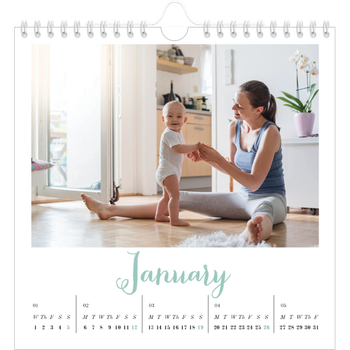 Square Photo Calendar — Hello world