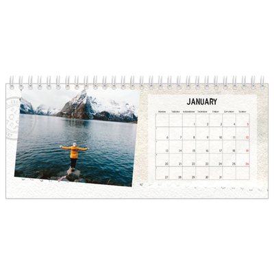 Desk calendars — Parts unknown [January]