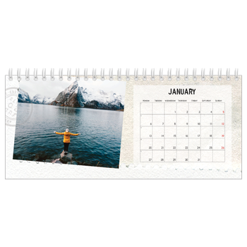 Desk Photo Calendar — Parts unknown