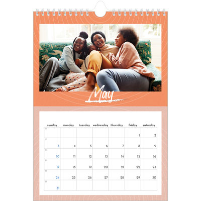 A4 Photo Calendar — Colour and pattern [cover]
