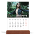 Easel Desk Calendar Portrait  — Simple script [February]