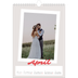 A4 Photo Calendar — Signed in crimson [April]