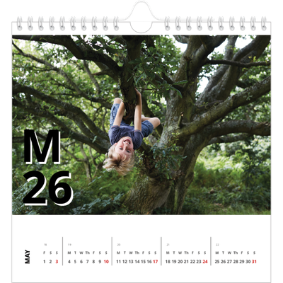 Square calendars  — Letter style [cover]