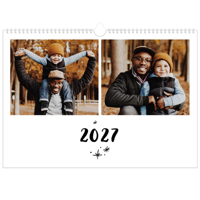 A3 Photo Calendar — Handwritten [cover]