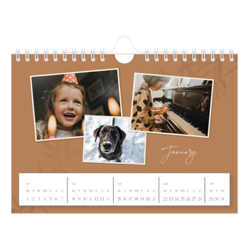 A5 Landscape Photo Calendar — Down to earth