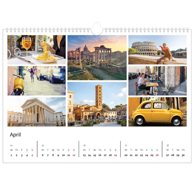 A3 Photo Calendar — Framework [April]