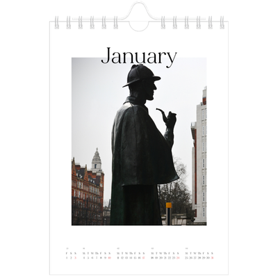 A5 Photo Calendar — My travelogue [January]