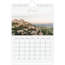 A5 Photo Calendar — Gold script banner [January]