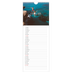 Slim Calendar  — Endless escape [February]