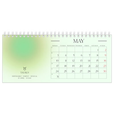 Desk calendars — Astrology gradients [cover]