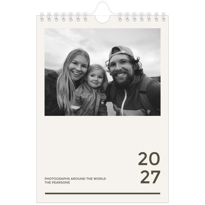 A5 Photo Calendar — Contemporary bold [cover]