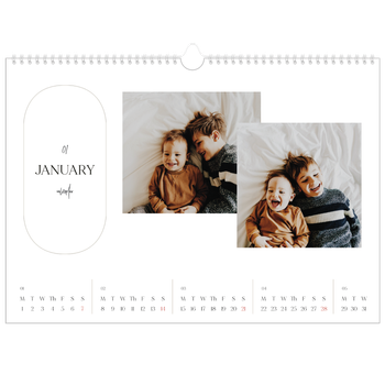 A3 Landscape Photo Calendar — Making plans