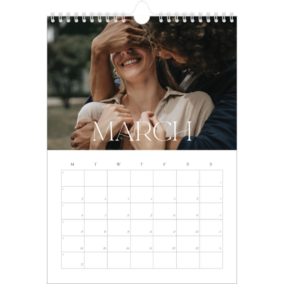 A4 Photo Calendar — Larger than life [March]