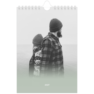 A5 Photo Calendar — Misty green [cover]