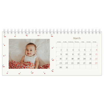 Desk calendars — Cherry bliss [March]
