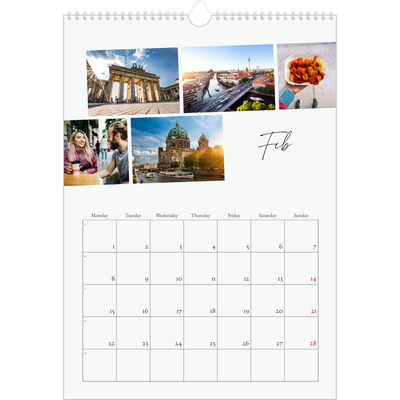 A3 photo calendars — City break [February]