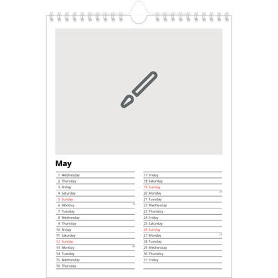 A4 Photo Calendar — Design your own product [cover]