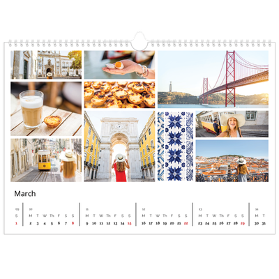 A3 Photo Calendar — Framework [March]