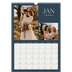 A3 photo calendars — Slate and serifs [January]