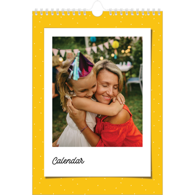 A4 Photo Calendar — Colour pop snapshots [cover]