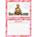 A4 Double Photo Calendar — Playing with pattern [February]