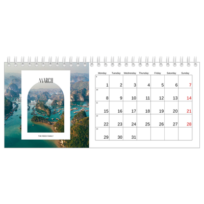 Desk calendars — The open arch [March]