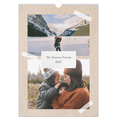 A3 Family Planner — Crafted Planner - Family of 5 [cover]