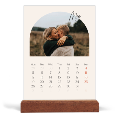 Easel Desk Calendar Portrait  — Arch memories [cover]