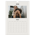 A3 photo calendars — Simple ivory [cover]
