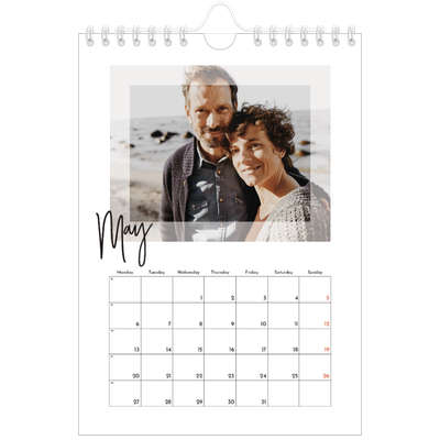 A5 Photo Calendar — Clear frame [cover]