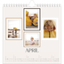 Square calendars  — Wall photo gallery [April]