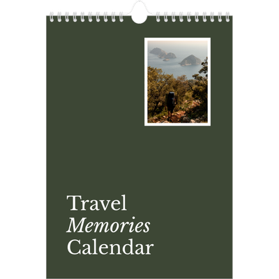 A4 Photo Calendar — Editorial Earth [cover]