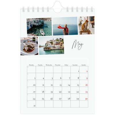 A5 Photo Calendar — City break [May]